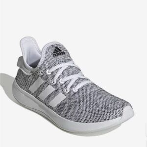 Adidas White and Gray Athletic Shoes
